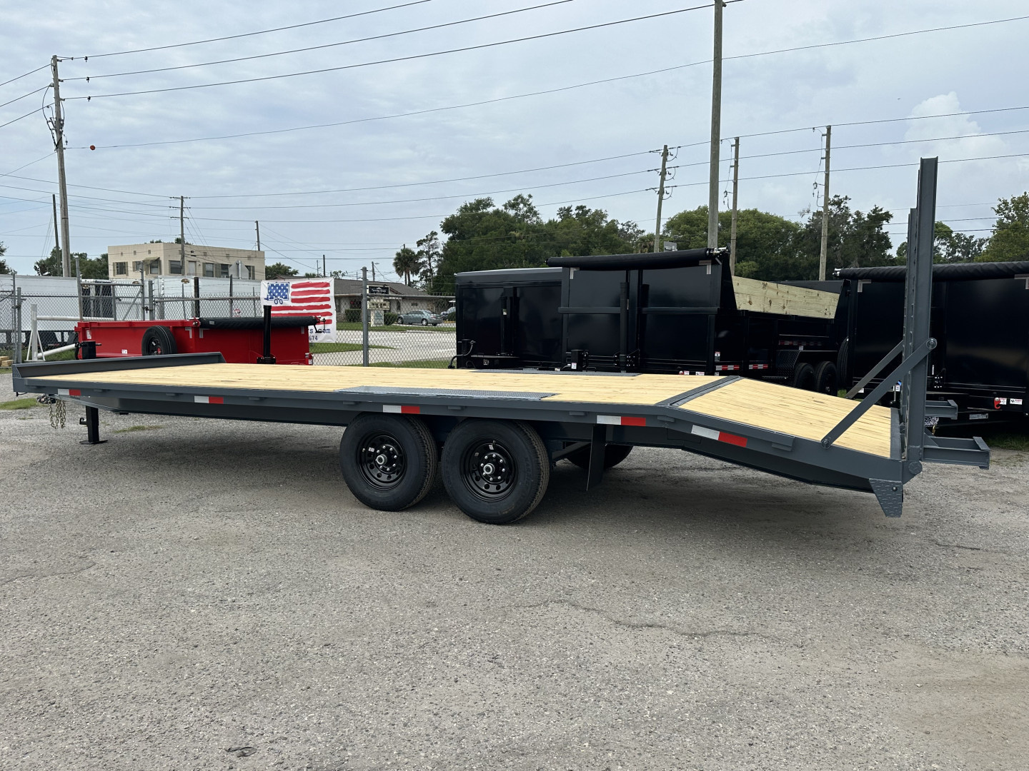 New 2025 GPS Trailers 102"x24' Deckover Trailer Deckover Trailer