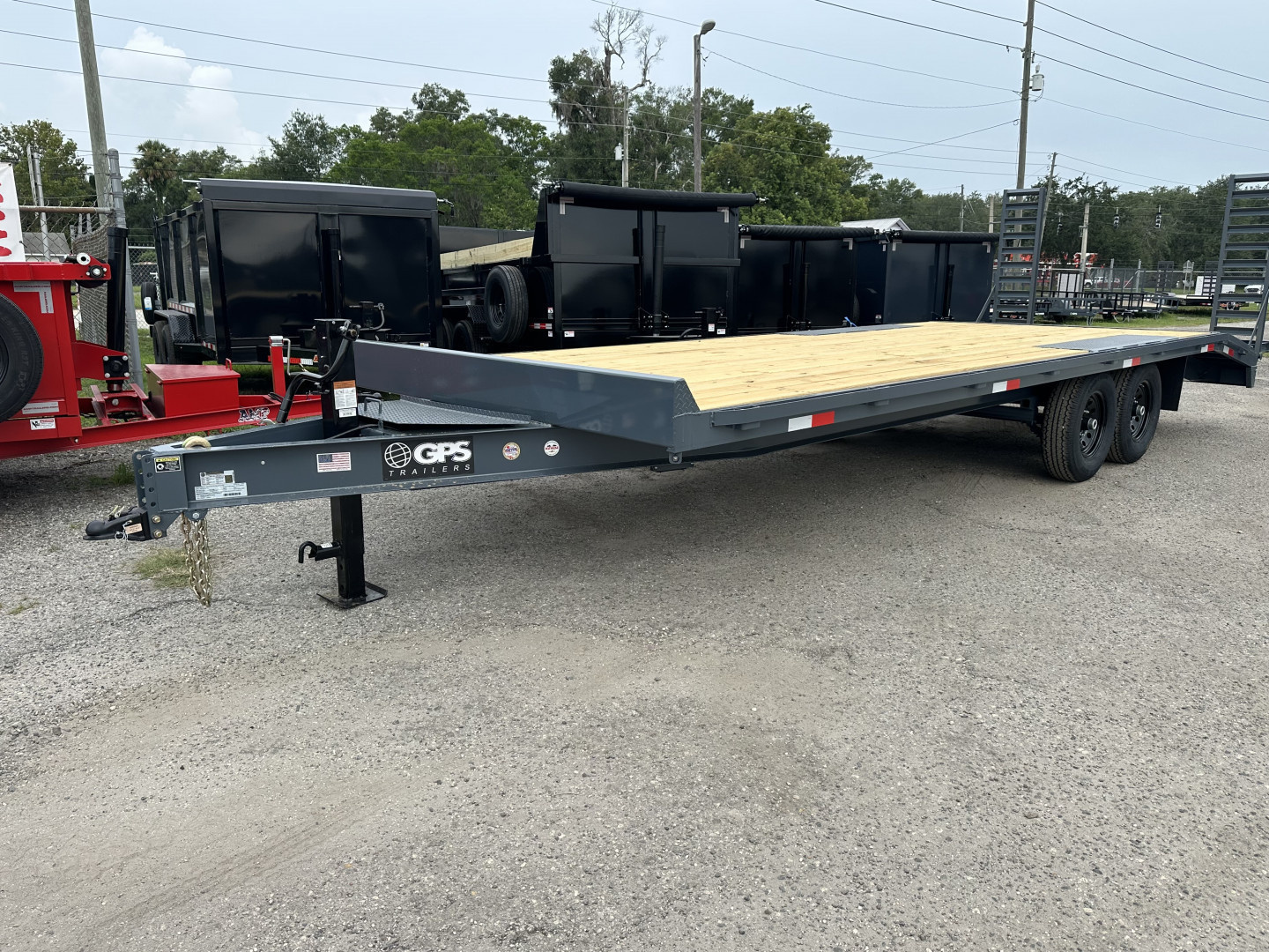 New 2025 GPS Trailers 102"x24' Deckover Trailer Deckover Trailer