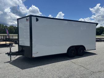 New 2025 8.5X18 10K QUALITY CARGO TANDEM AXLE ENCLOSED TRAILER WITH POLYCORE EXTERIOR