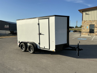 2026 Compass 7'x12' Enclosed Cargo Trailer - Indigo DLX
