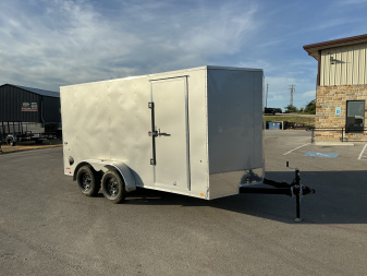 2025 Compass 7'x14' Enclosed Cargo Trailer - Indigo DLX
