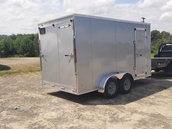 New 2025 Weberlane 14' x 7' Weberlane Aluminum Enclosed Tandem Cargo / Enclosed Trailer