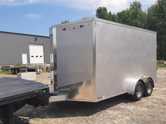 New 2025 Weberlane 14' x 7' Weberlane Aluminum Enclosed Tandem Cargo / Enclosed Trailer