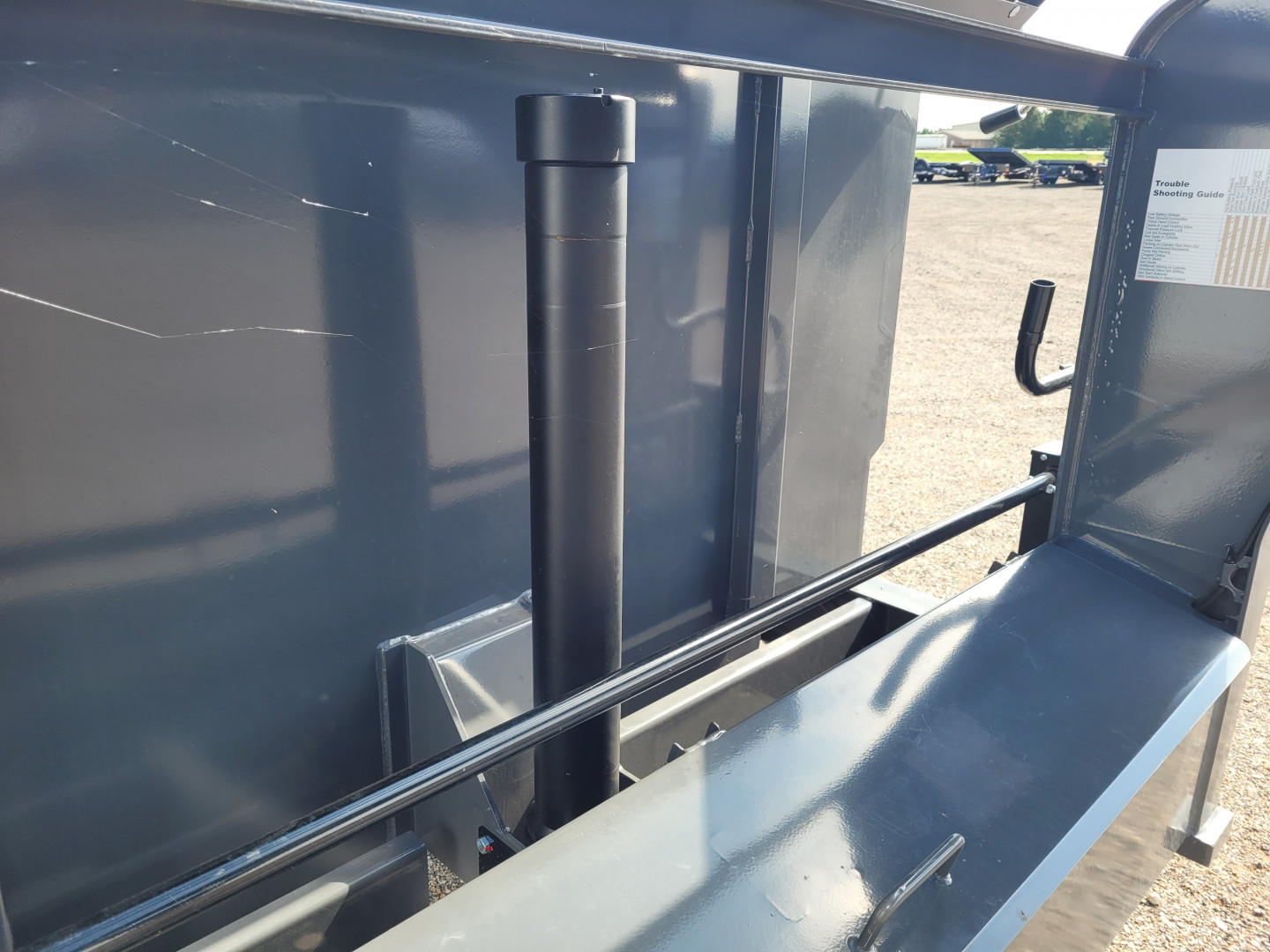 New 2025 Buckshot 83"x16' Telescopic Gooseneck Dump Trailer W/4' Sides