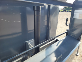 New 2025 Buckshot 83"x16' Telescopic Gooseneck Dump Trailer W/4' Sides