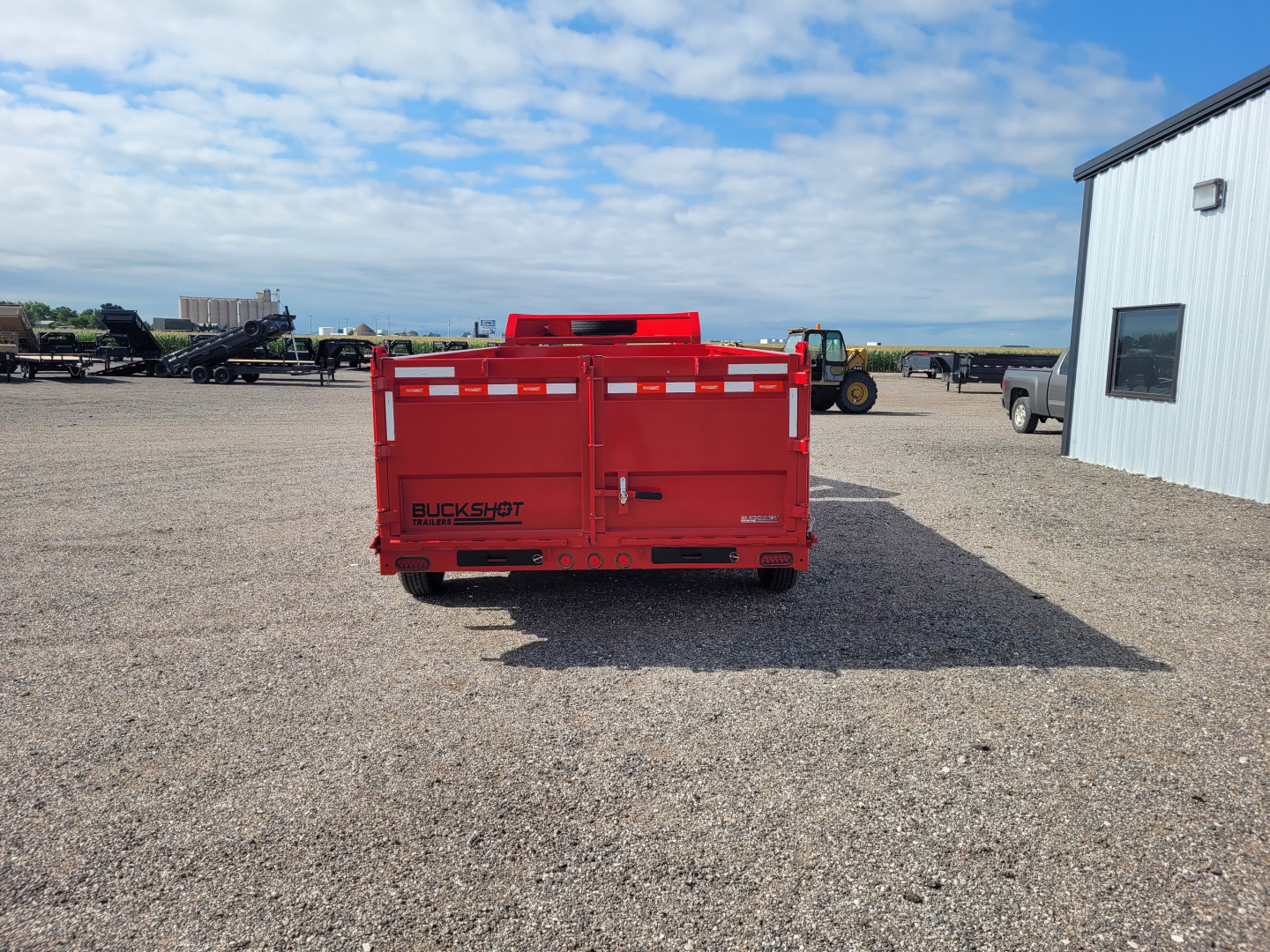 New 2025 Buckshot 83"x16' Telescopic Gooseneck Dump Trailer W/3' Sides