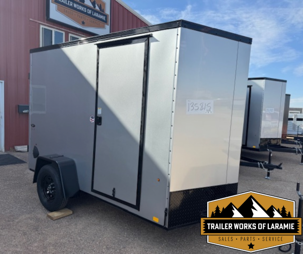 New 2025 Look Trailers 6x10 ST DLX BLACK OUT PACKAGE- +6  TALLER- SCREWLESS SIDES-Silver