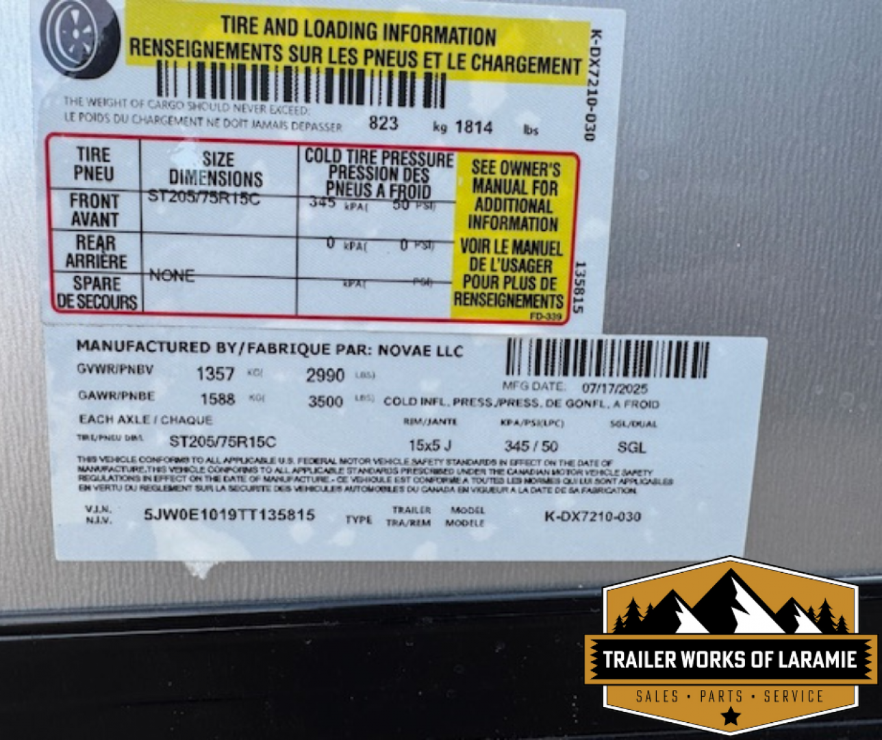 New 2025 Look Trailers 6x10 ST DLX BLACK OUT PACKAGE- +6" TALLER- SCREWLESS SIDES-Silver