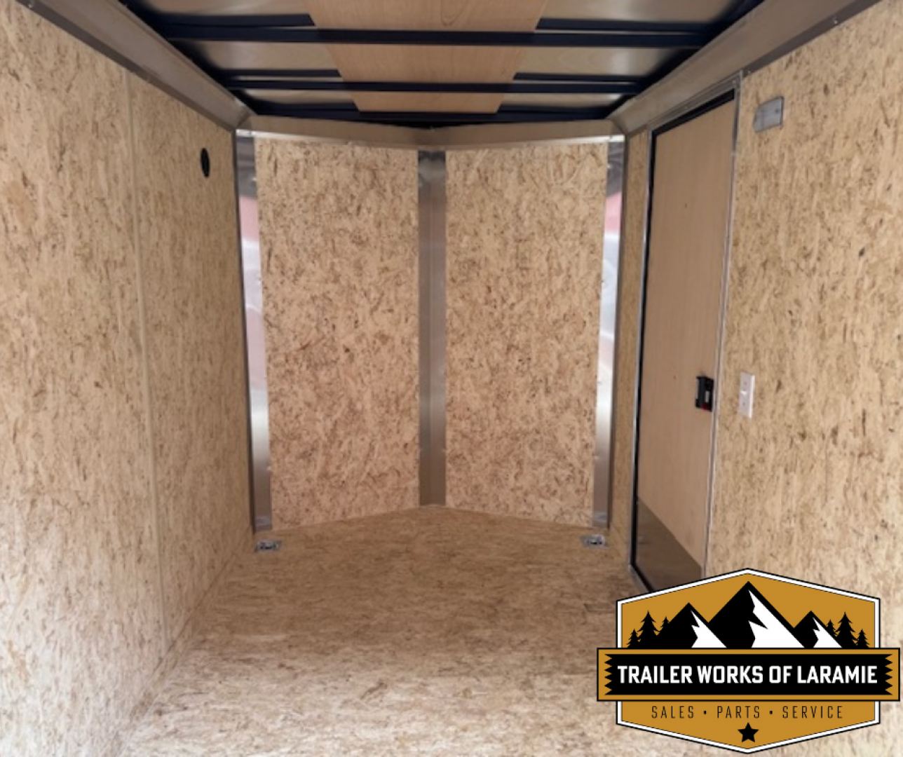 New 2025 Look Trailers 6x10 ST DLX BLACK OUT PACKAGE- +6" TALLER- SCREWLESS SIDES-Silver