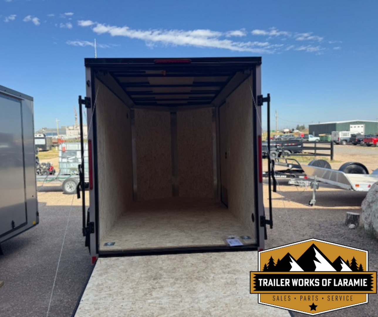 New 2025 Look Trailers 6x10 ST DLX BLACK OUT PACKAGE- +6" TALLER- SCREWLESS SIDES-Silver