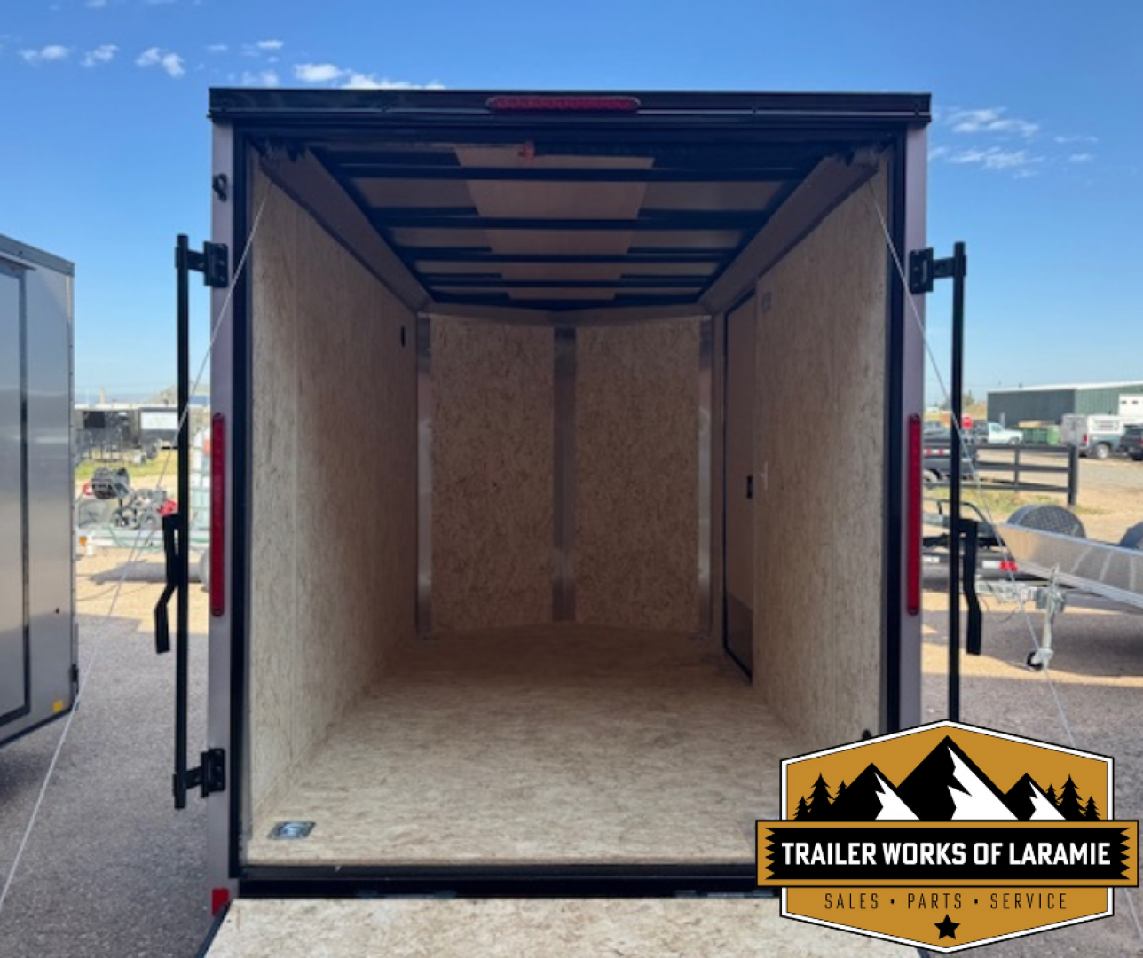 New 2025 Look Trailers 6x10 ST DLX BLACK OUT PACKAGE- +6" TALLER- SCREWLESS SIDES-Silver