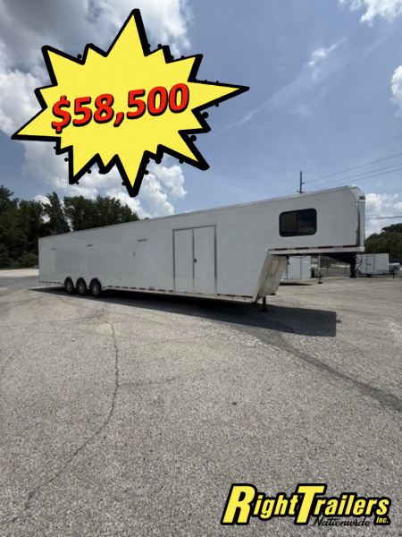 New 2025 Vintage Trailers 8.5x48 Race Trailer - With Bathroom