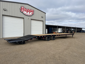 New 2026 PJ 102"x40' GN Low-Pro Flatbed w/ Duals - LD