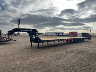 New 2026 PJ 102"x40' GN Low-Pro Flatbed w/ Duals - LD