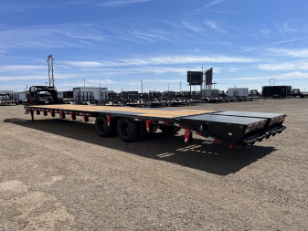 New 2026 PJ 102"x40' GN Low-Pro Flatbed w/ Duals - LD