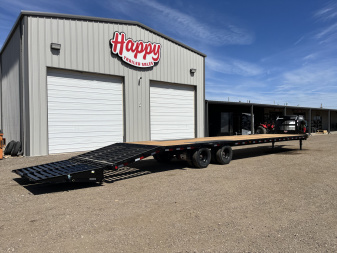 New 2026 PJ 102"x40' GN Low-Pro Flatbed w/ Duals - LD
