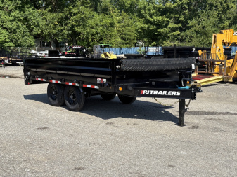 New 2026 PJ Trailers 96  x 14' Deckover (D8) 14K Dump Trailer