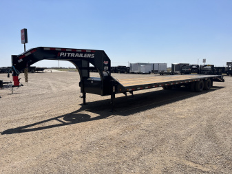 New 2026 PJ 102"x36' GN Low-Pro Flatbed w/ Duals - LD