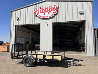 2025 PJ 77"x12' Single Axle Utility Trailer - U7