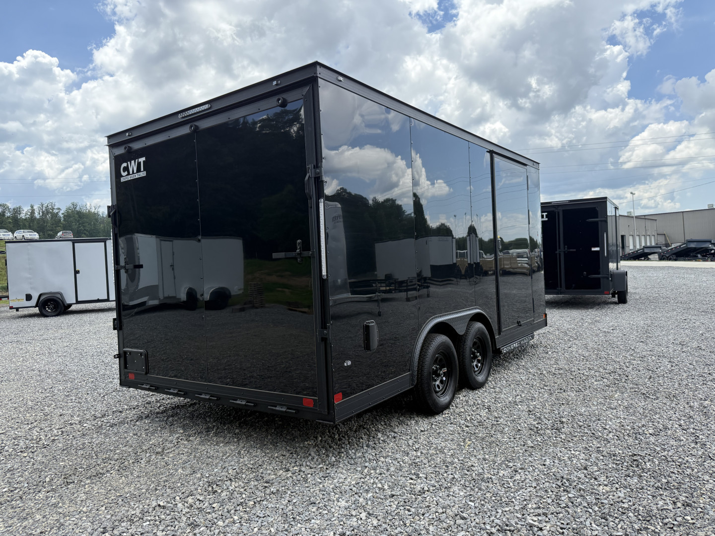 New 2025 Covered Wagon Trailers 8.5X16 TA2 BO POLY 7' Cargo / Enclosed Trailer