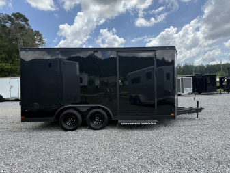 New 2025 Covered Wagon Trailers 8.5X16 TA2 BO POLY 7' Cargo / Enclosed Trailer