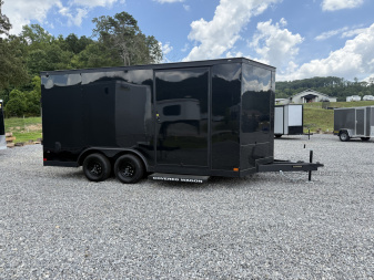 New 2025 Covered Wagon Trailers 8.5X16 TA2 BO POLY 7' Cargo / Enclosed Trailer