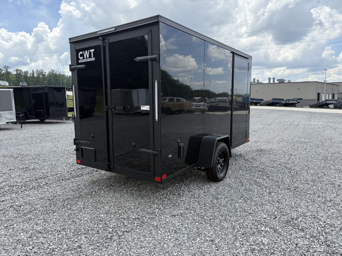 New 2025 Covered Wagon Trailers 6X12 SA POLY DBL DOORS Cargo / Enclosed Trailer