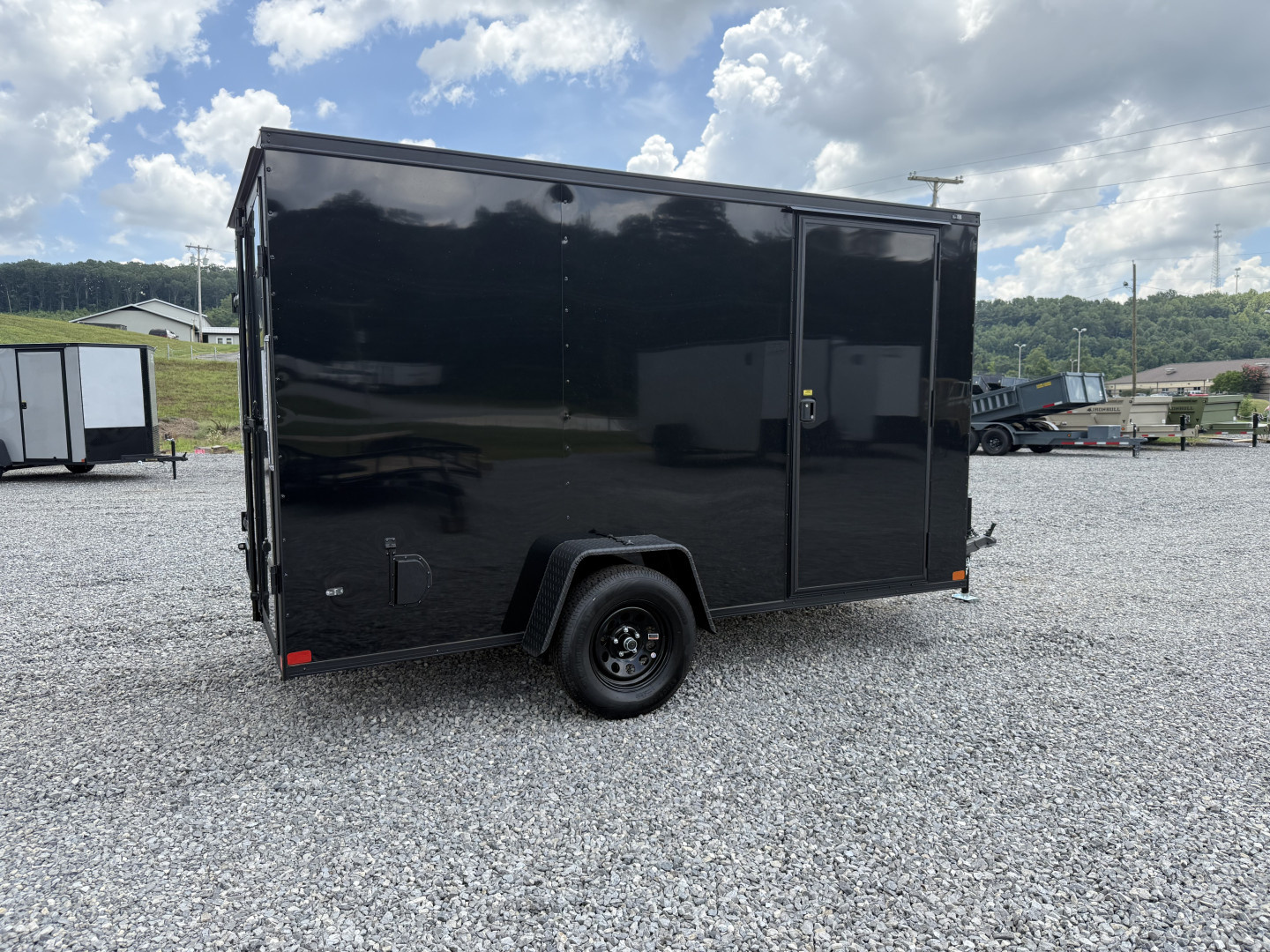 New 2025 Covered Wagon Trailers 6X12 SA POLY DBL DOORS Cargo / Enclosed Trailer