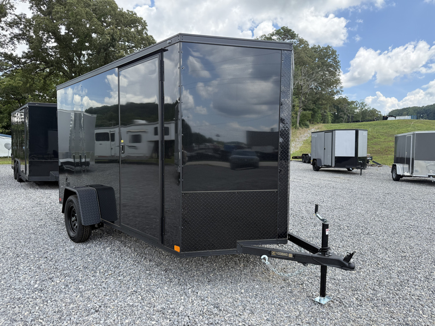 New 2025 Covered Wagon Trailers 6X12 SA POLY DBL DOORS Cargo / Enclosed Trailer