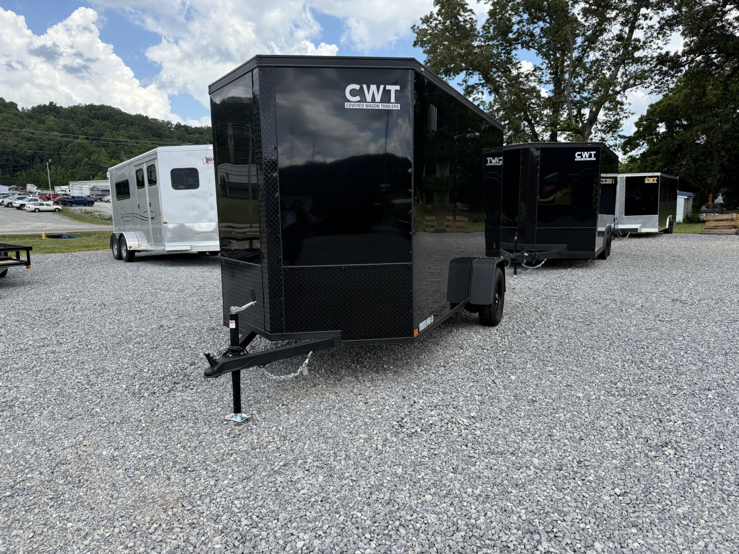 New 2025 Covered Wagon Trailers 6X12 SA POLY DBL DOORS Cargo / Enclosed Trailer