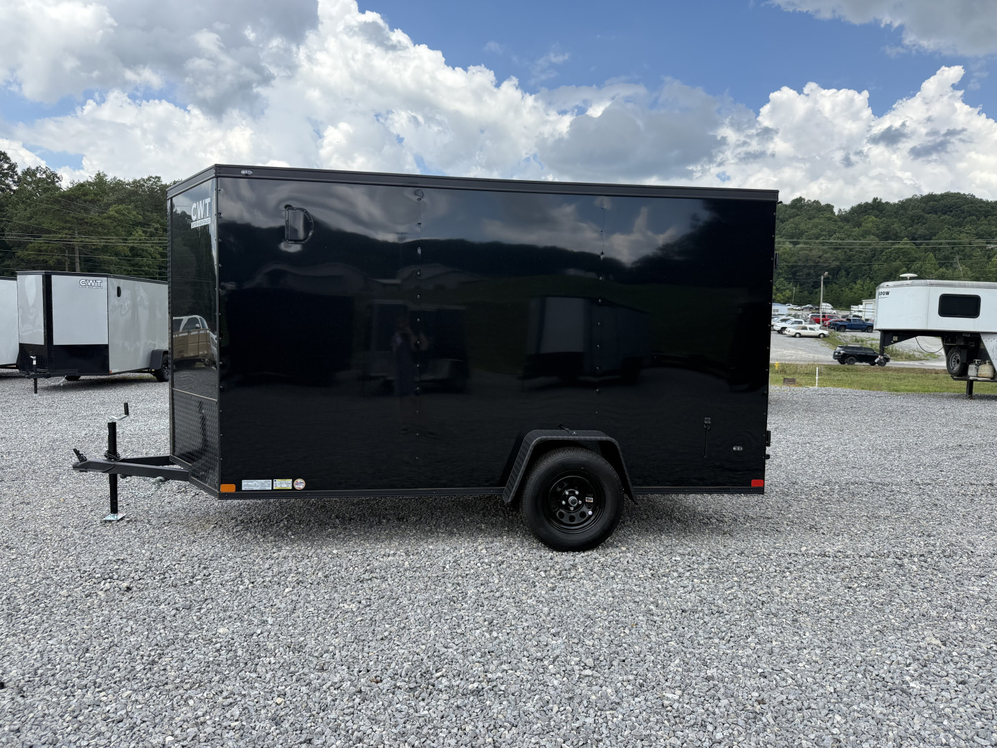 New 2025 Covered Wagon Trailers 6X12 SA POLY DBL DOORS Cargo / Enclosed Trailer