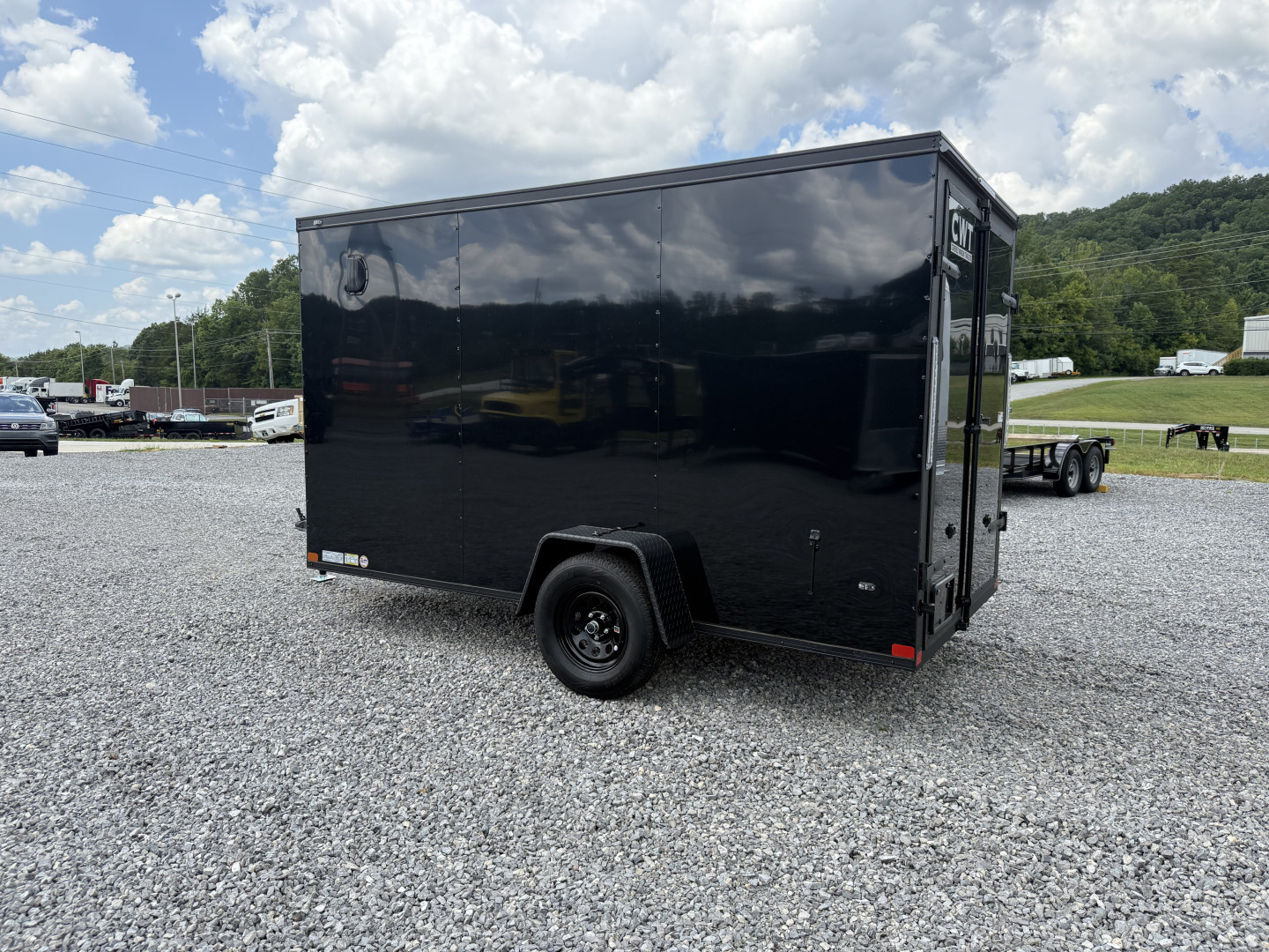 New 2025 Covered Wagon Trailers 6X12 SA POLY DBL DOORS Cargo / Enclosed Trailer