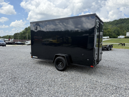 New 2025 Covered Wagon Trailers 6X12 SA POLY DBL DOORS Cargo / Enclosed Trailer