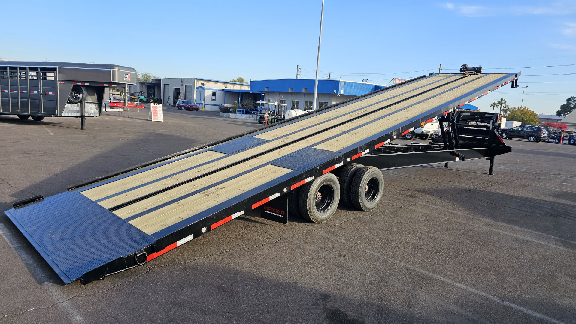 New 2026 MAXX-D TDX Tilt Trailer- Winch- 14 ply tires- container package