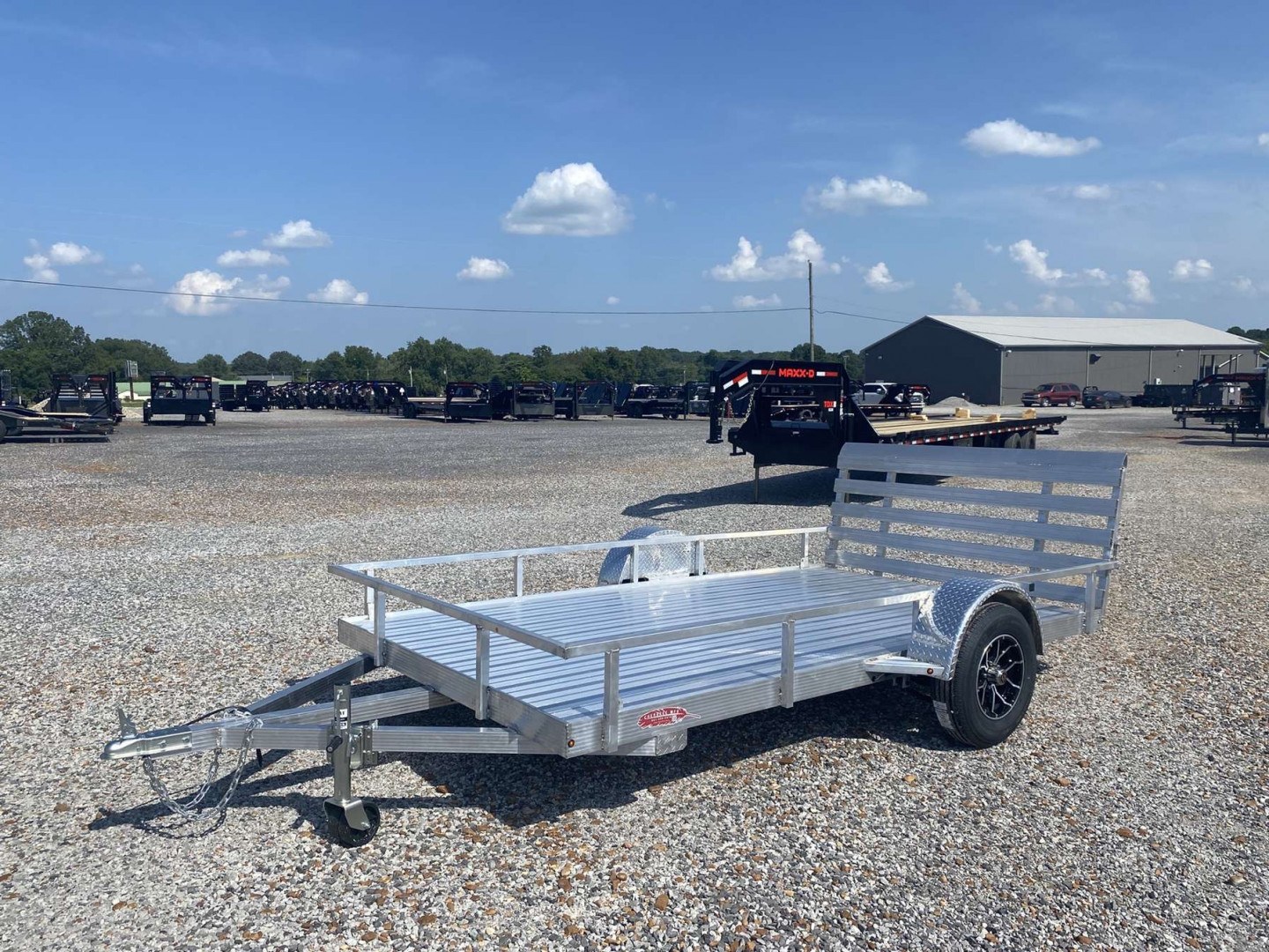 New 2025 Cherokee 81 X12' Aluminum Utility Trailer