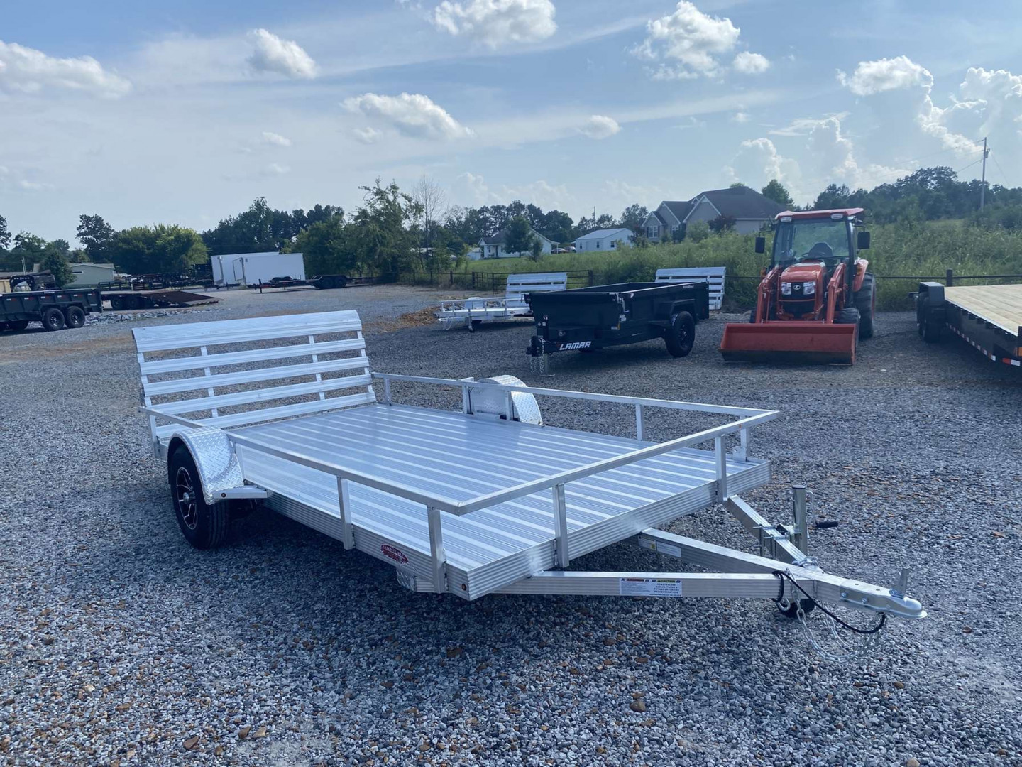 New 2025 Cherokee 81"X14' Aluminum Utility Trailer