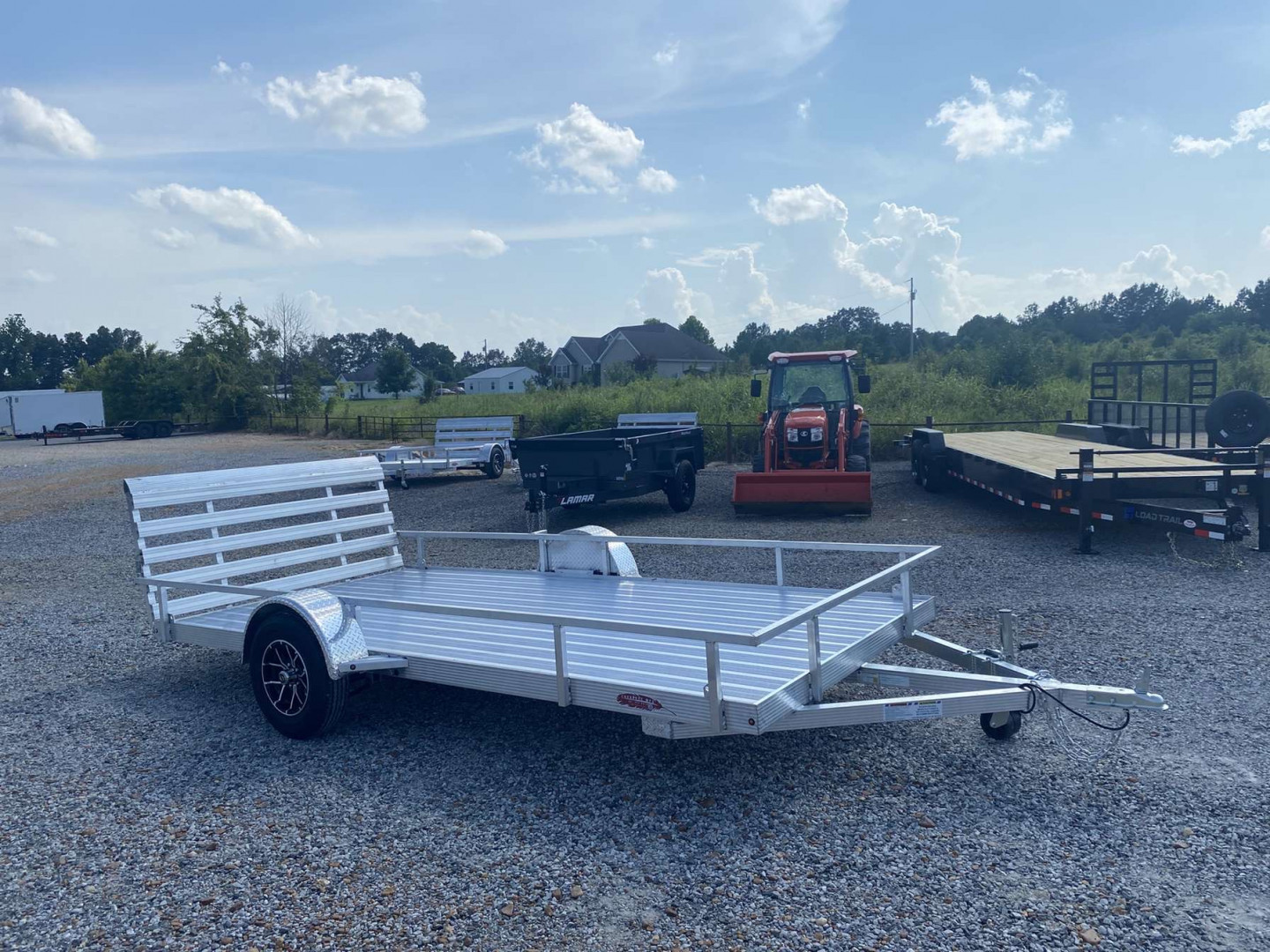 New 2025 Cherokee 81"X14' Aluminum Utility Trailer