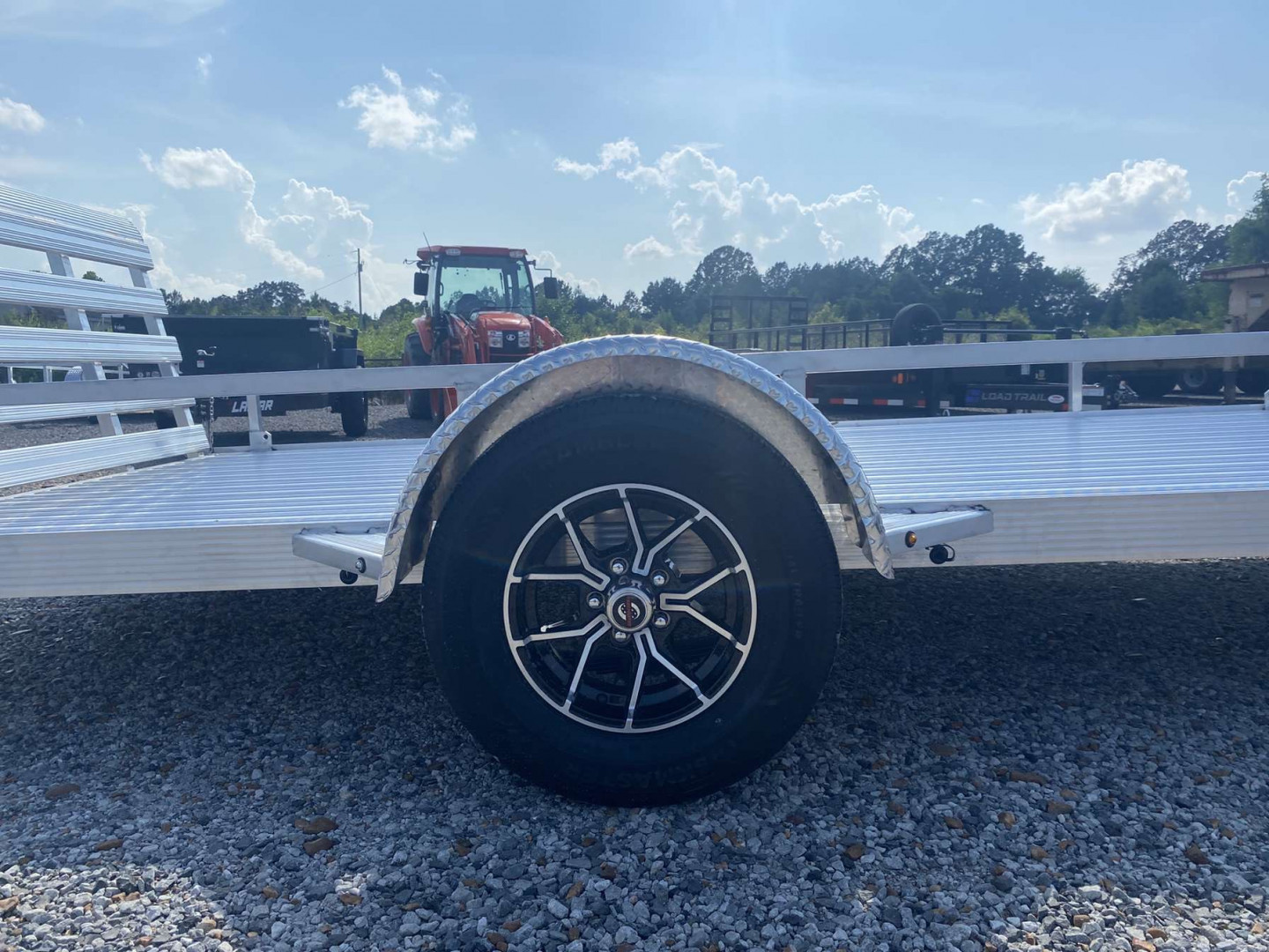 New 2025 Cherokee 81"X14' Aluminum Utility Trailer