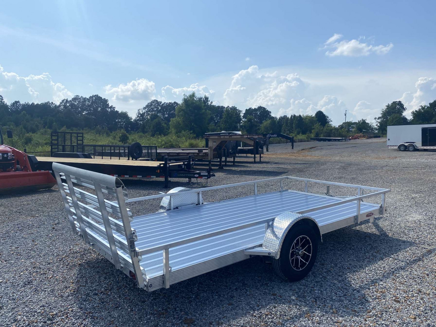 New 2025 Cherokee 81"X14' Aluminum Utility Trailer