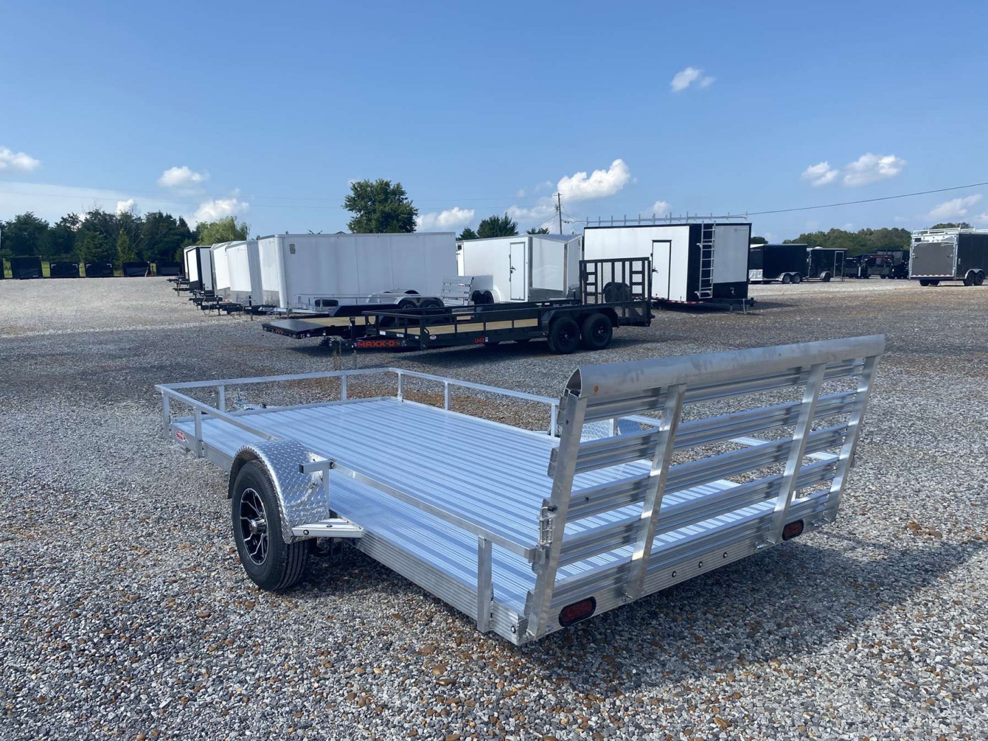 New 2025 Cherokee 81"X14' Aluminum Utility Trailer