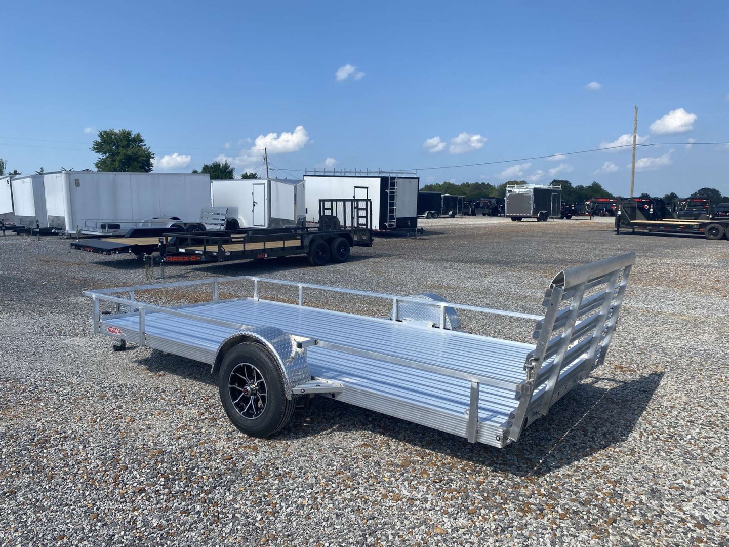 New 2025 Cherokee 81"X14' Aluminum Utility Trailer