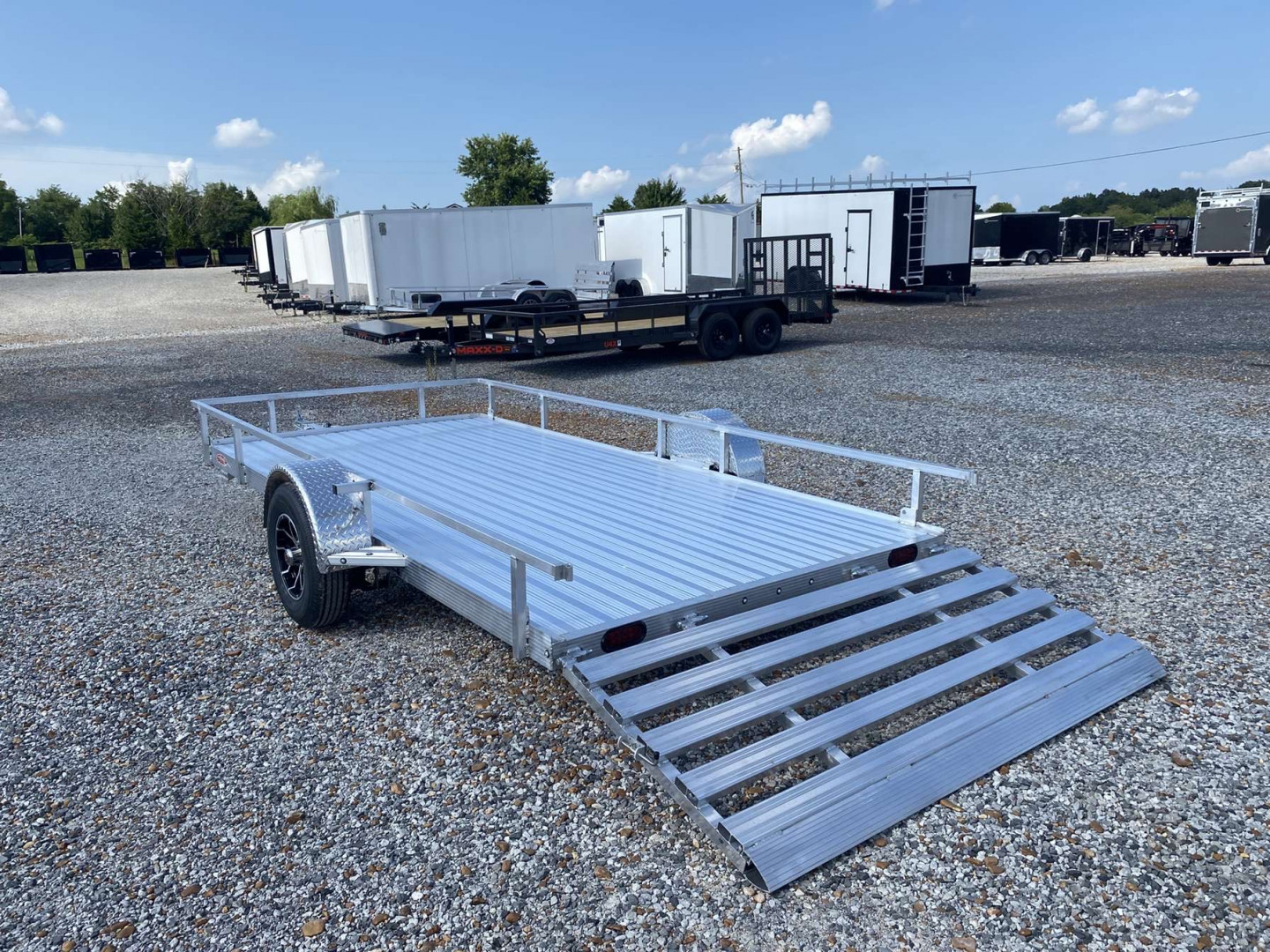 New 2025 Cherokee 81"X14' Aluminum Utility Trailer