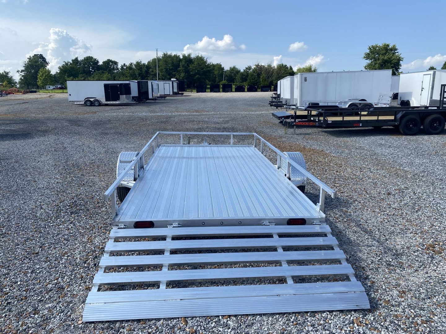 New 2025 Cherokee 81"X14' Aluminum Utility Trailer