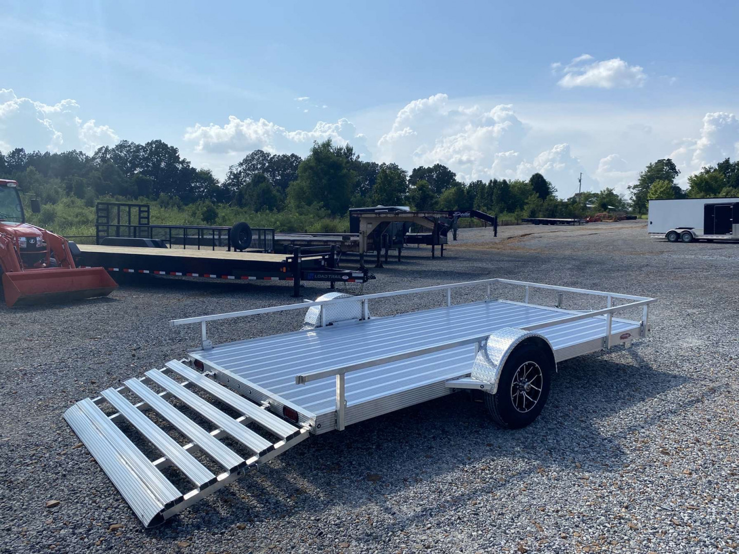 New 2025 Cherokee 81"X14' Aluminum Utility Trailer
