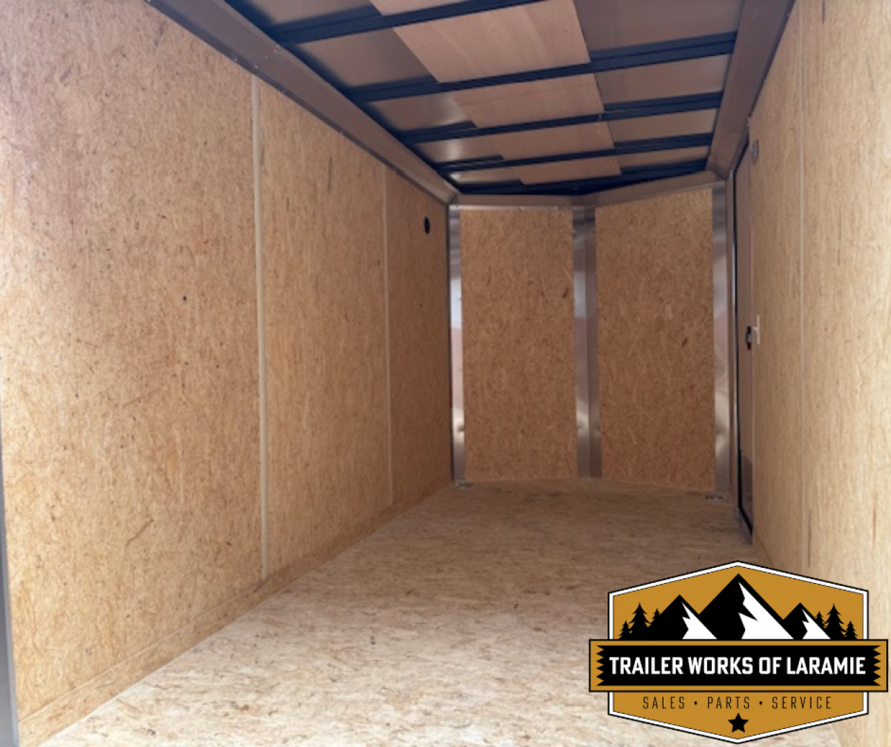 New 2026 Look Trailers 6X12 SA- ST DLX V-NOSE- Charcoal 6" Taller