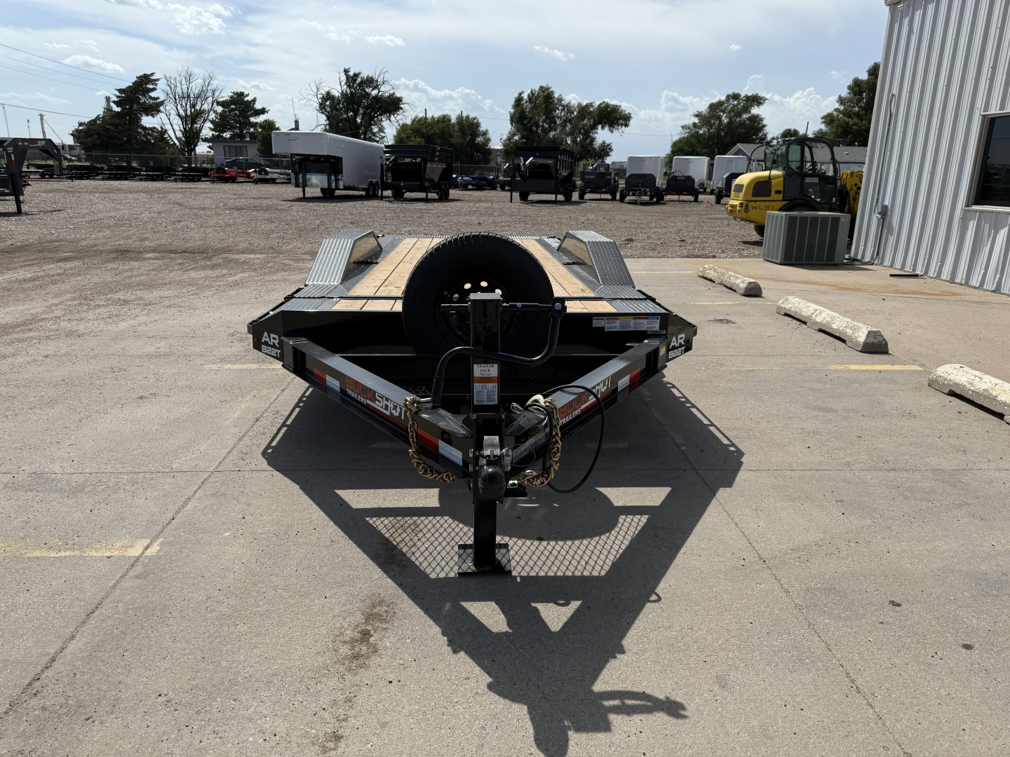 New 2025 Buckshot MFG 22' X 102" AR Tilt Trailer With Drive-Over Fenders Tilt Trailer