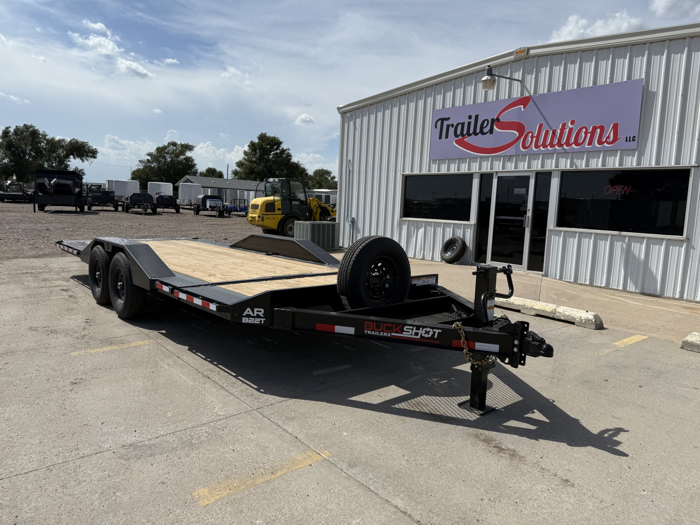 New 2025 Buckshot MFG 22' X 102" AR Tilt Trailer With Drive-Over Fenders Tilt Trailer