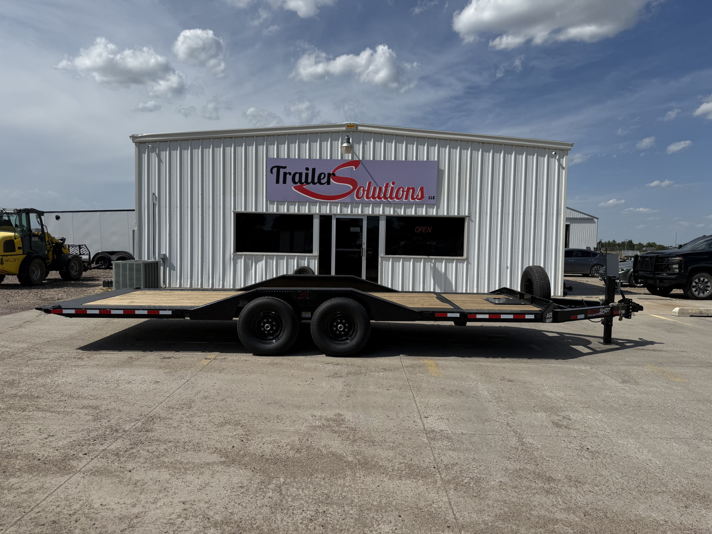 New 2025 Buckshot MFG 22' X 102" AR Tilt Trailer With Drive-Over Fenders Tilt Trailer