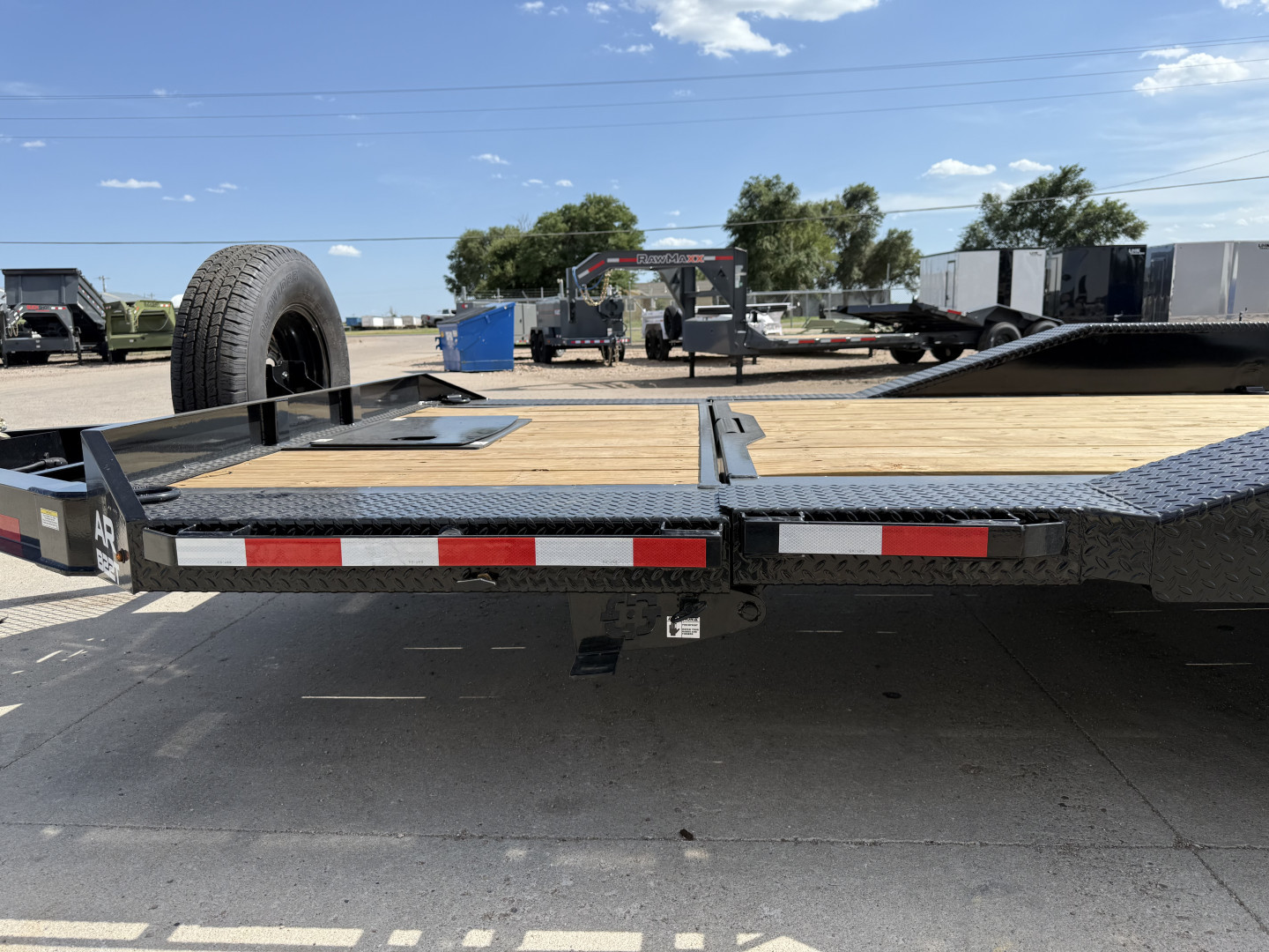 New 2025 Buckshot MFG 22' X 102" AR Tilt Trailer With Drive-Over Fenders Tilt Trailer