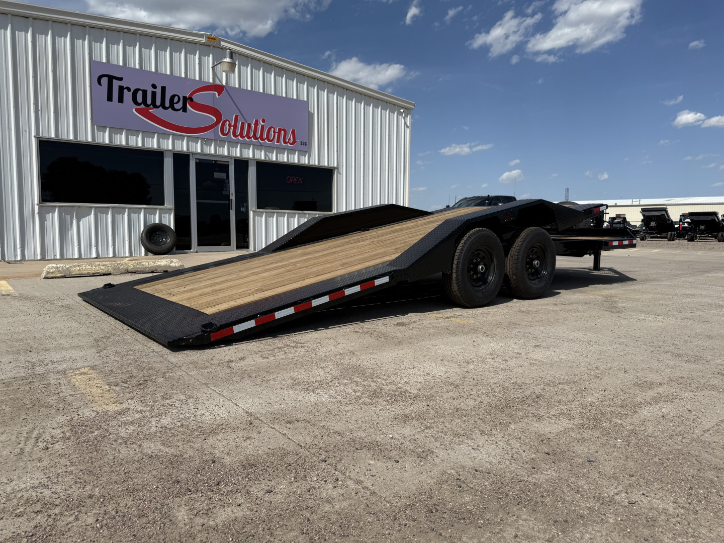 New 2025 Buckshot MFG 22' X 102" AR Tilt Trailer With Drive-Over Fenders Tilt Trailer